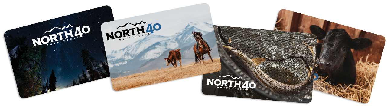 North 40 Gift cards North 40 Outfitters In-Store & Online Gift Cards Available for Purchase Online